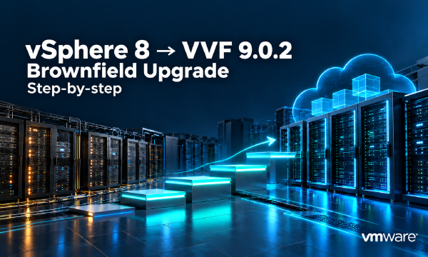 Step-by-step vSphere 8 to VVF 9.0.2 brownfield upgrade