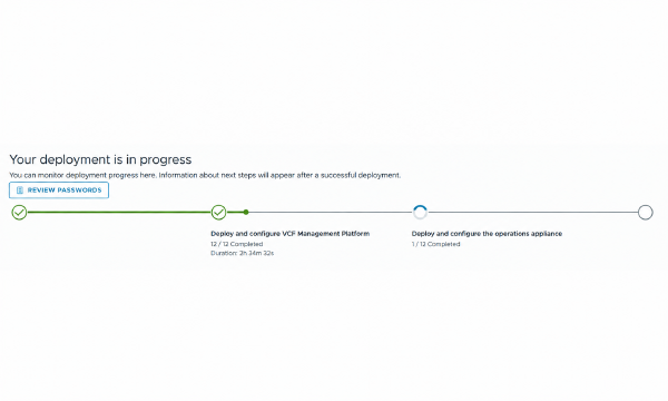 VCF Operations deployment fails during VMware vSphere Foundation 9.1.1 deployment